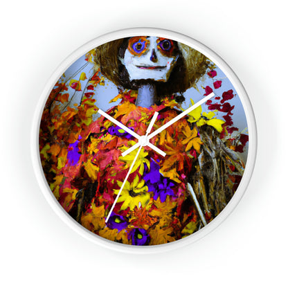 "Autumn Scarecrow Blues" - El reloj de pared alienígena