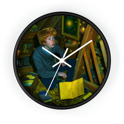 The Attic's Secrets: A Tale of Magic and Redemption - The Alien Wall Clock