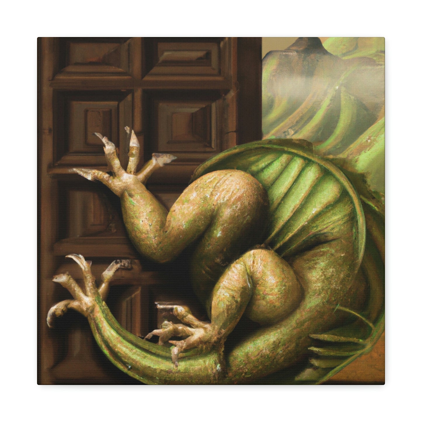 Guardian of the Hidden Door: The Slumbering Dragon - The Alien Canva