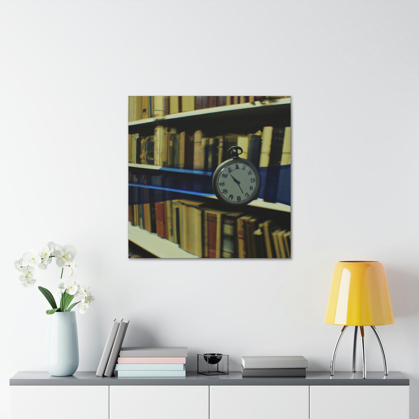 "The Infinite Bookshelf" - The Alien Canva