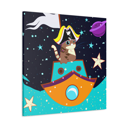 The Intergalactic Feline Pirate - The Alien Canva