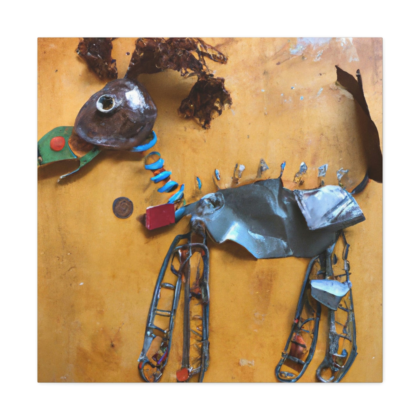 "Creative Critters: Crafting a Sculpture of Your Favorite Animal with Found Objects" - The Alien Canva