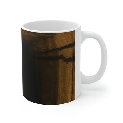 "The Lost Temple of Eternal Mystique" - The Alien Ceramic Mug 11 oz