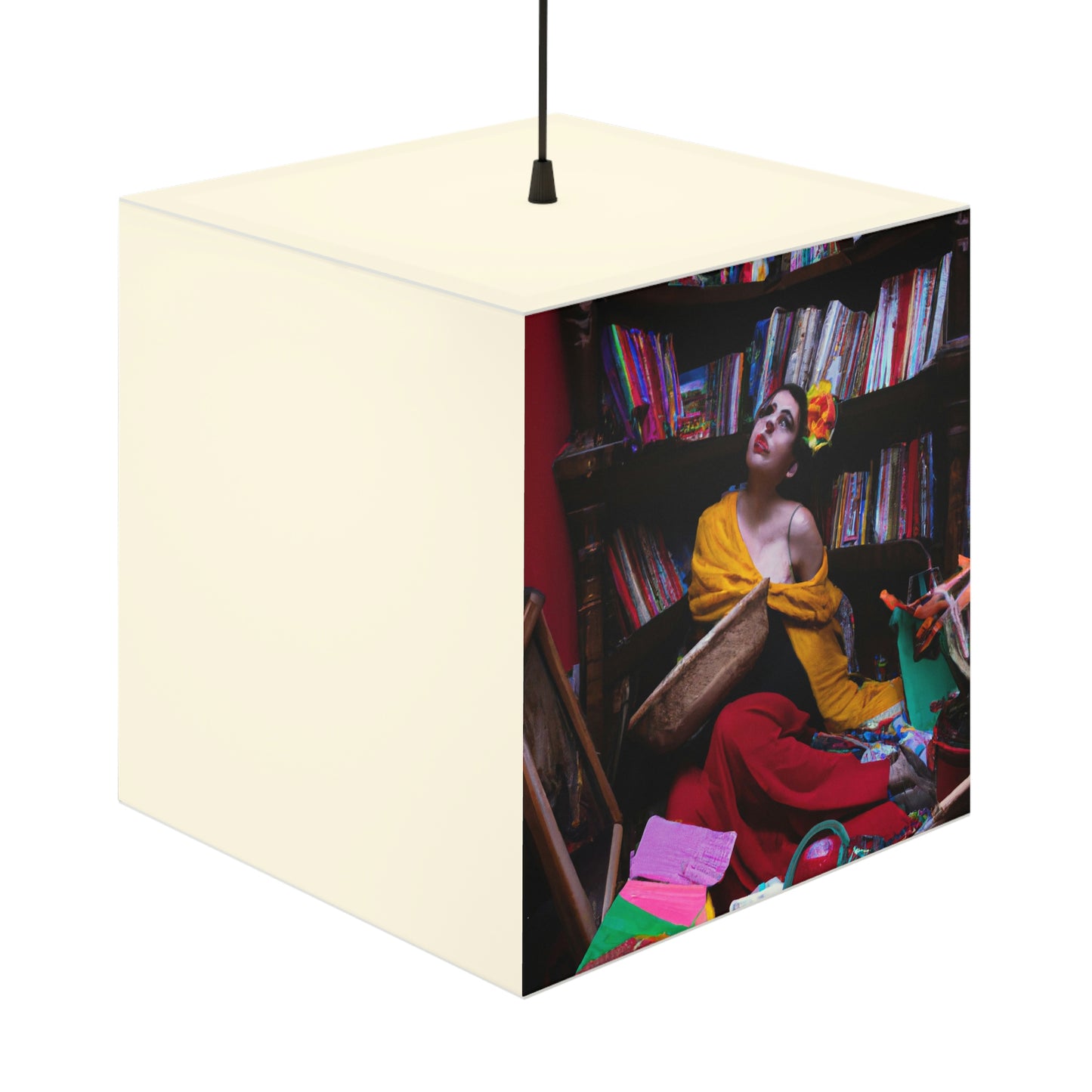 Die verlorene Bibliothek auf dem Dachboden der Magister. - Die Alien Light Cube Lampe