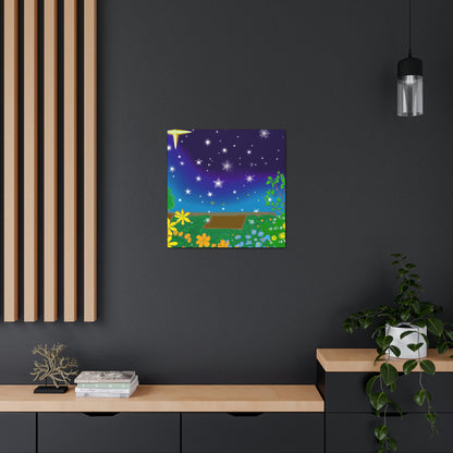 "Un jardín celestial de color" - The Alien Canva