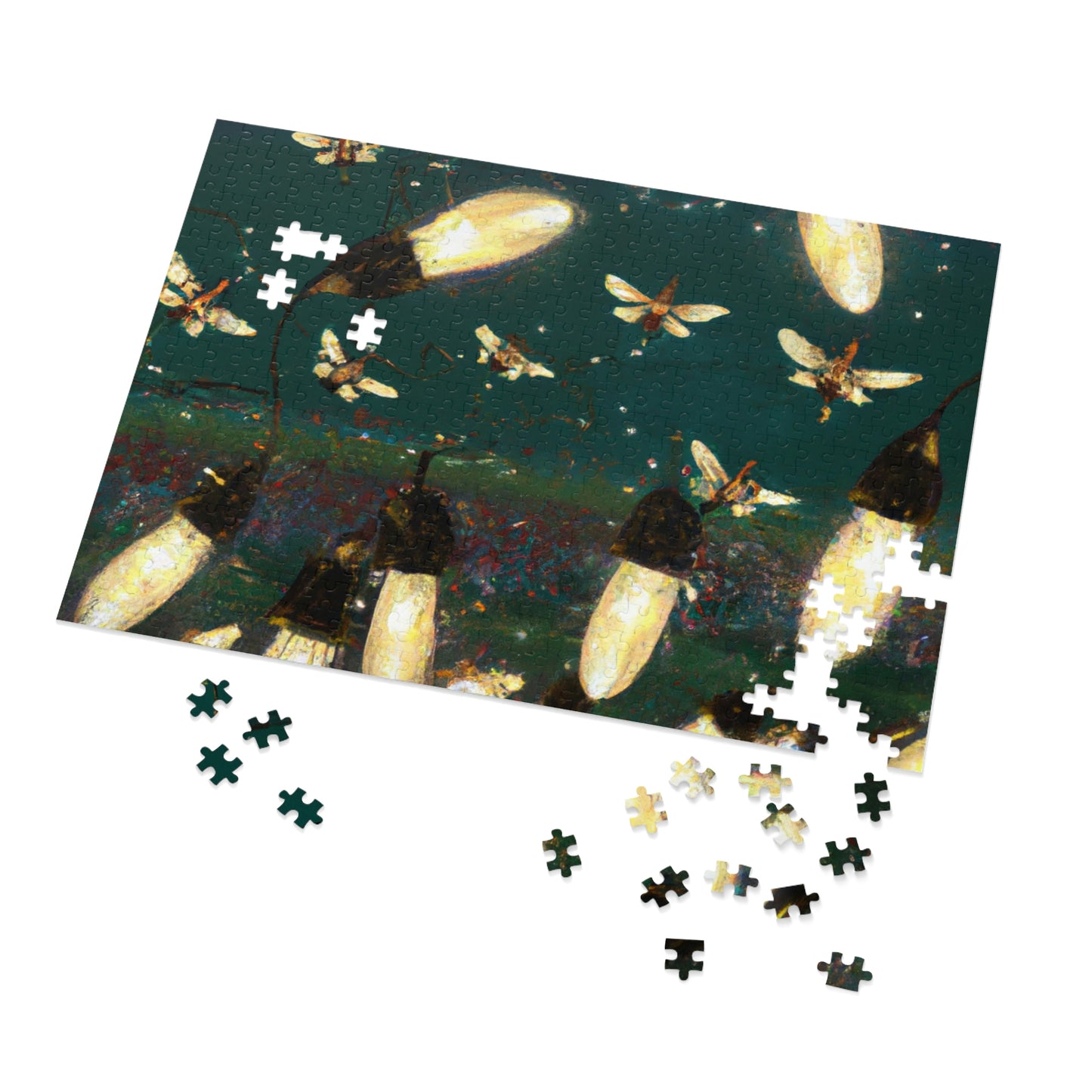 Twinkling Fireflies in the Evening Sky - The Alien Jigsaw Puzzle