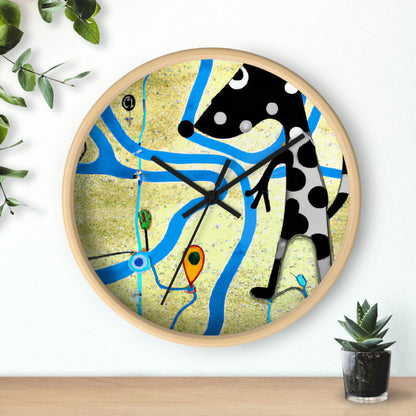 "A Lost Dog's Journey Home" - The Alien Wall Clock