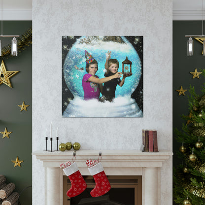 Snow Globe Adventures: A Magical Journey Through a Winter Wonderland - The Alien Canva