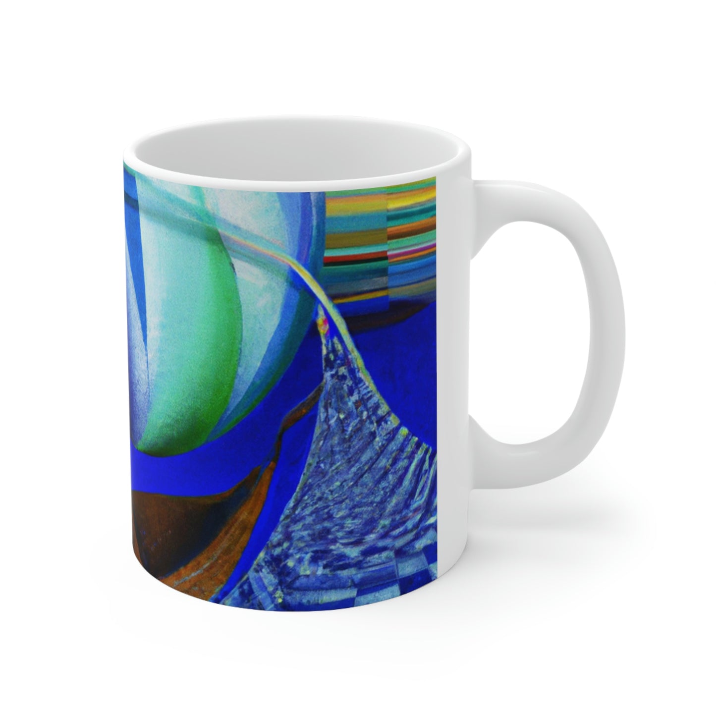 "Drifting: A Father and Son's Voyage Through Life" - Taza de cerámica The Alien 11 oz