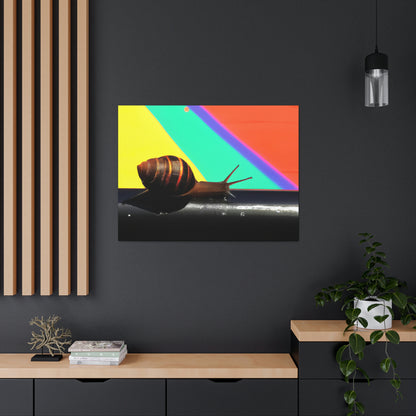 "Rainbow Pot of Gold: A Snail's Slow Trek" - The Alien Canva