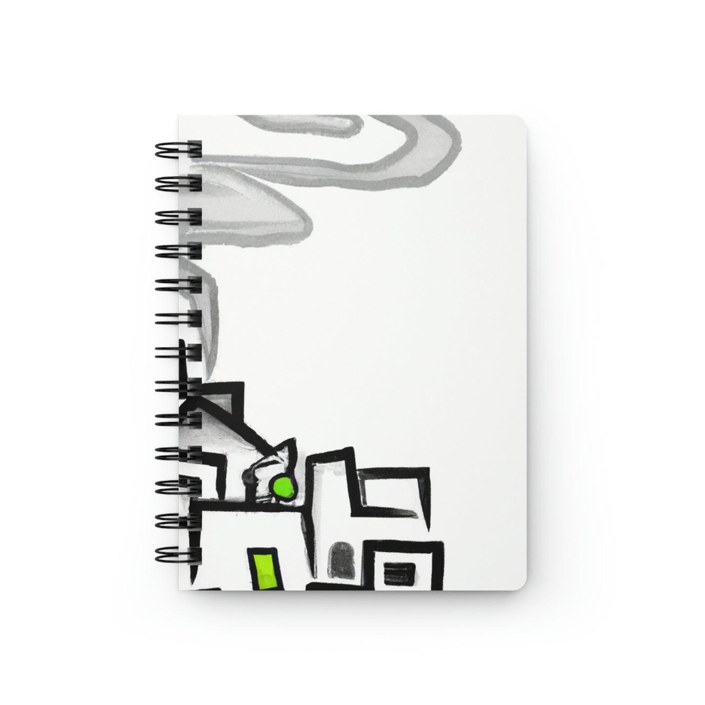 The City In The Mist - The Alien Spiral Bound Journal