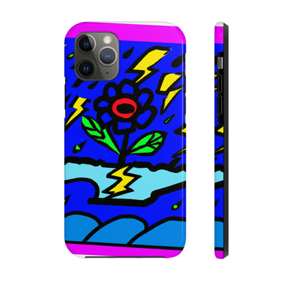 "A Bold Bloom Amidst the Storm" - The Alien Tough Phone Cases