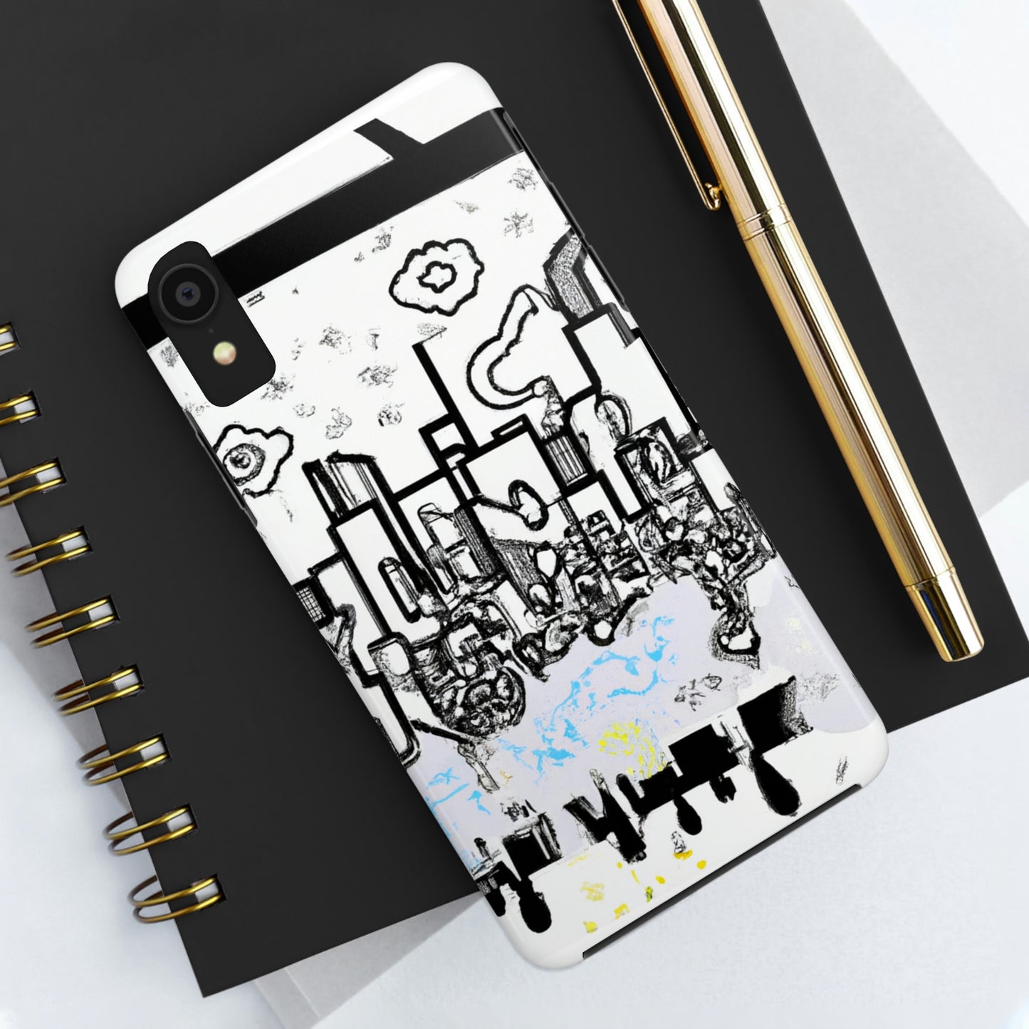 "Ghostly Haze: The Forgotten City". - The Alien Tough Phone Cases