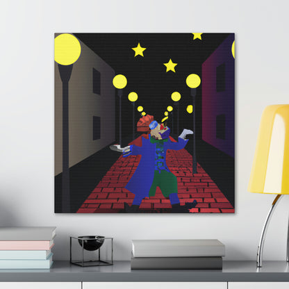 "Alley Star Jongleur" - Die Alien-Canva