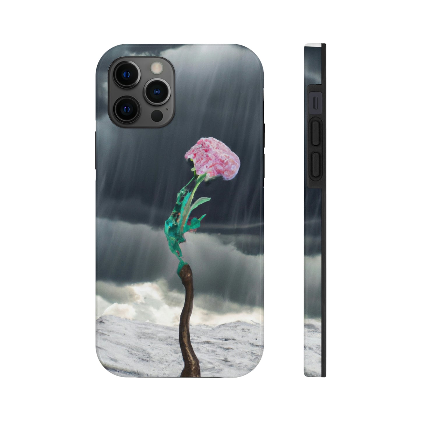 "Aight Against the Storm: The Story of a Lonely Flower" - The Alien Tough Phone Cases