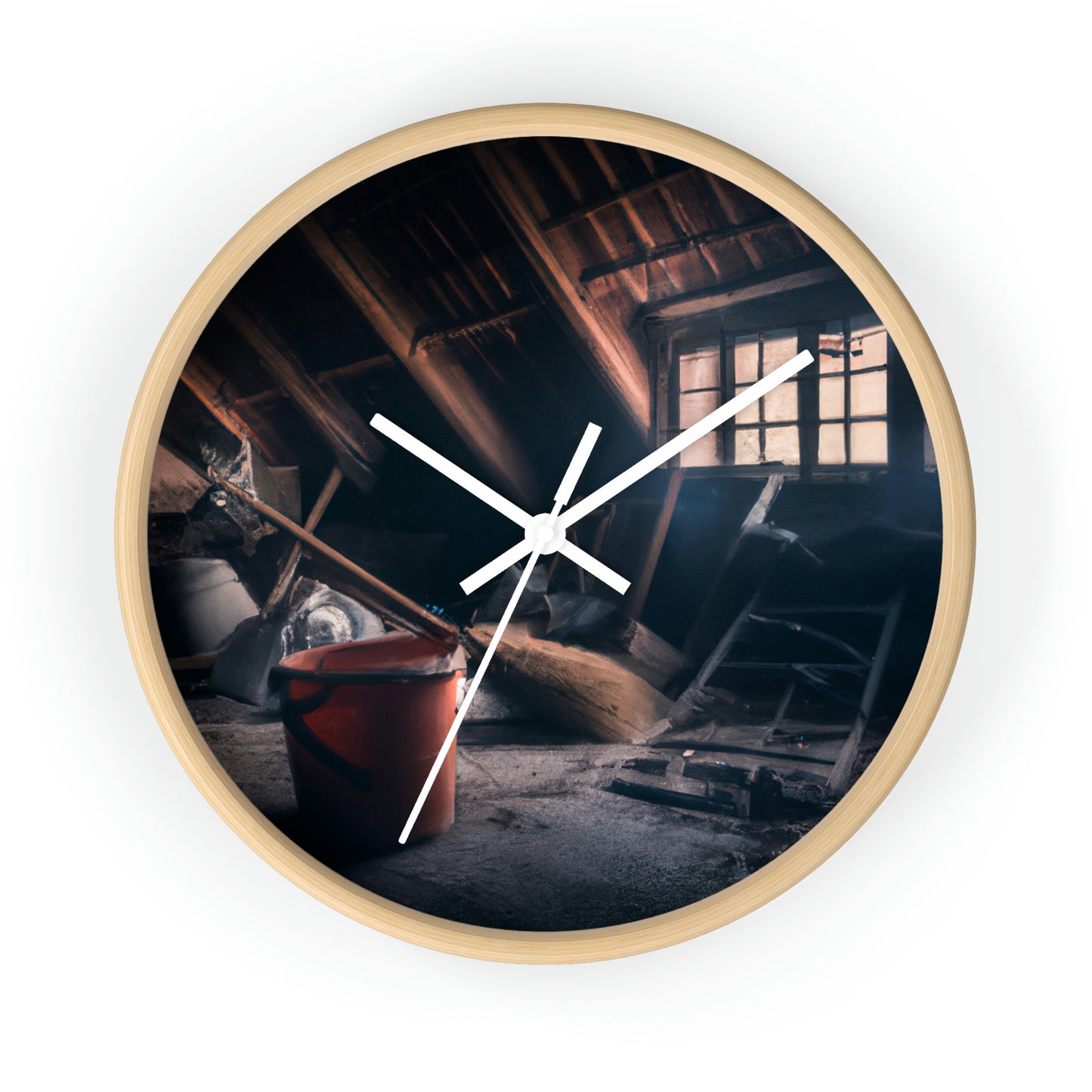 "Dusty Hopes in an Abandoned Attic" - The Alien Wall Clock