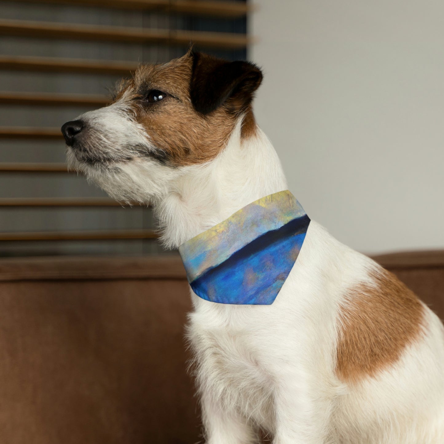 "Perdido en el mar" - El collar de bandana para mascota alienígena