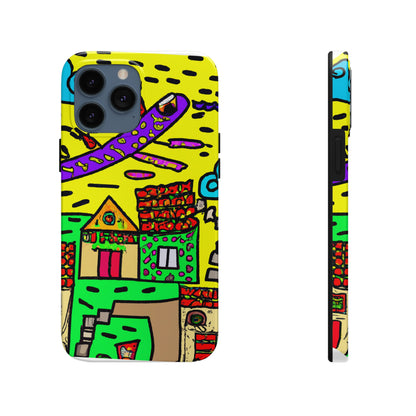 "A Slumbering Village of the Soaring Dragon" - The Alien Tough Phone Cases