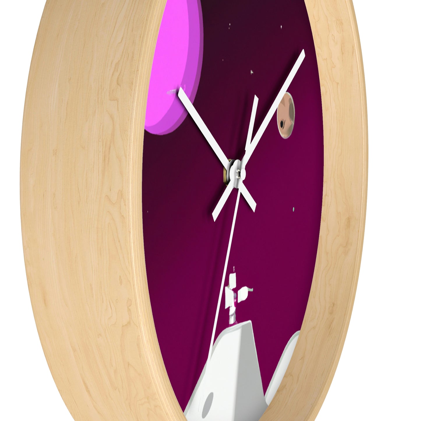 "A Moon Odyssey: Exploring Another World" - The Alien Wall Clock