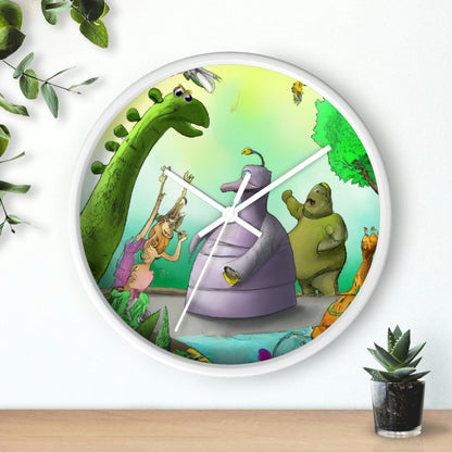 "Intergalactic Zoo Adventures" - The Alien Wall Clock