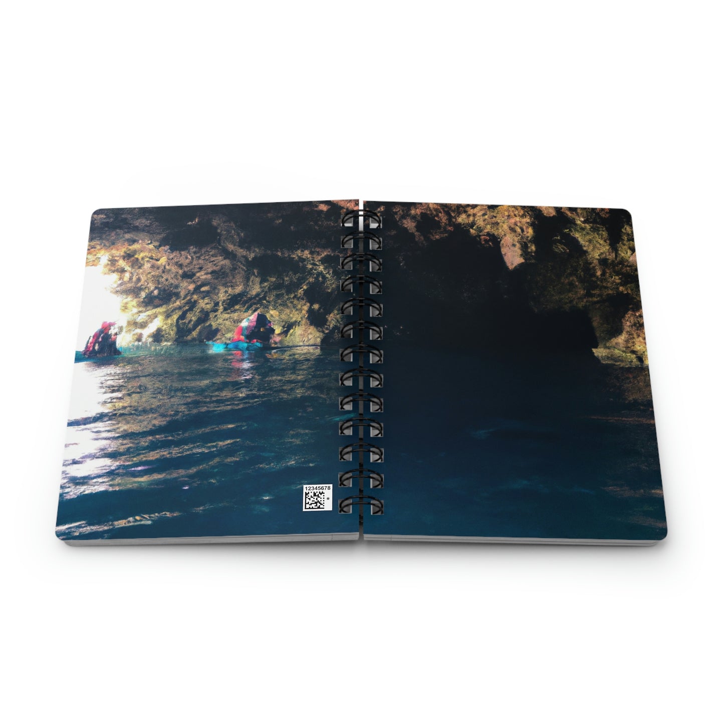 The Diving Depths of the Oceanic Cave - The Alien Spiral Bound Journal