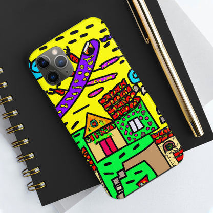 "A Slumbering Village of the Soaring Dragon" - The Alien Tough Phone Cases