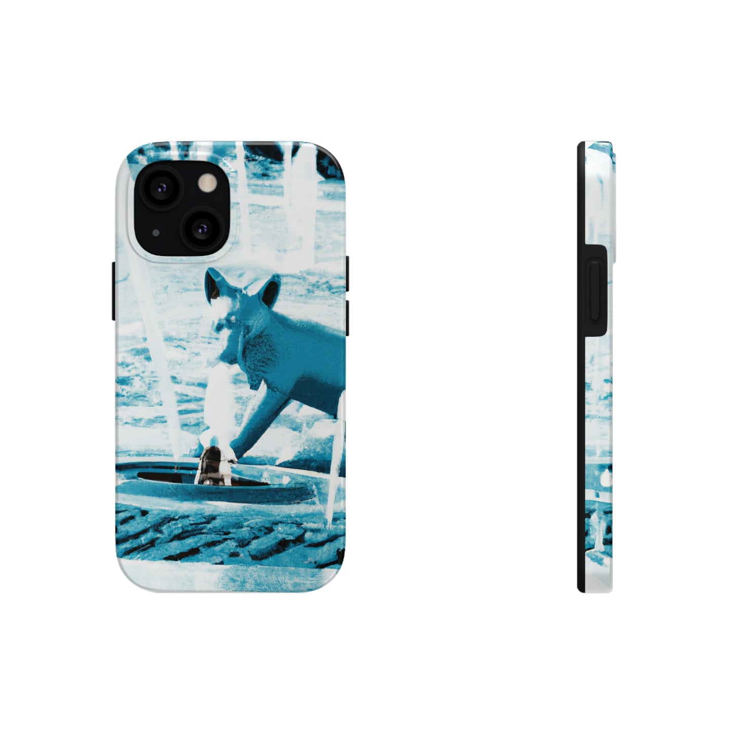 "Foxy Herumtollen im Brunnen" - Die Alien Tough Phone Cases