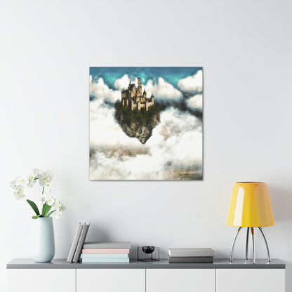 Mystic Castle in the Sky - The Alien Canva