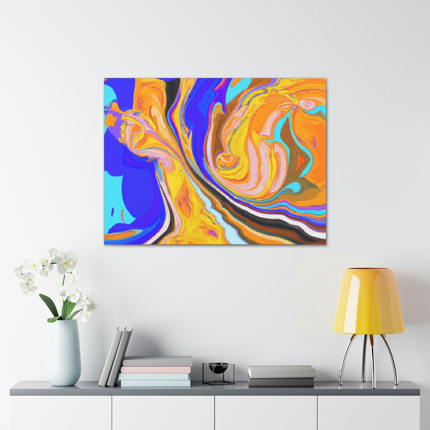 "Earth's Reflection: An Abstract Representation of Nature's Beauty" - The Alien Canva.