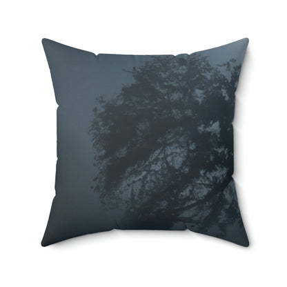 "A Shining Sentinel in the Mist” - The Alien Square Pillow