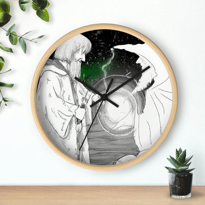 "Las luchas del mago distanciado" - El reloj de pared alienígena