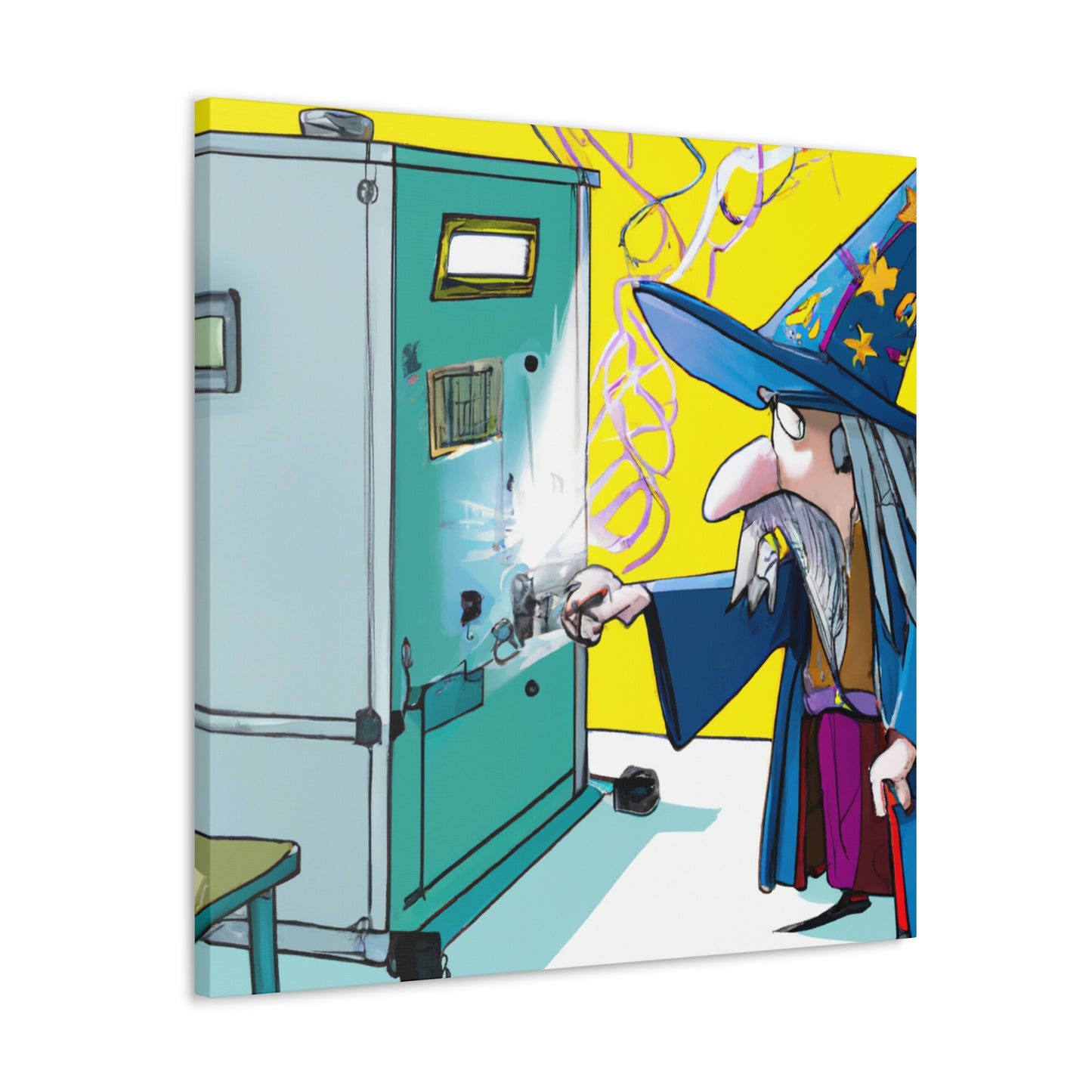 "The Wizard and the Magical Election Machine" - The Alien Canva