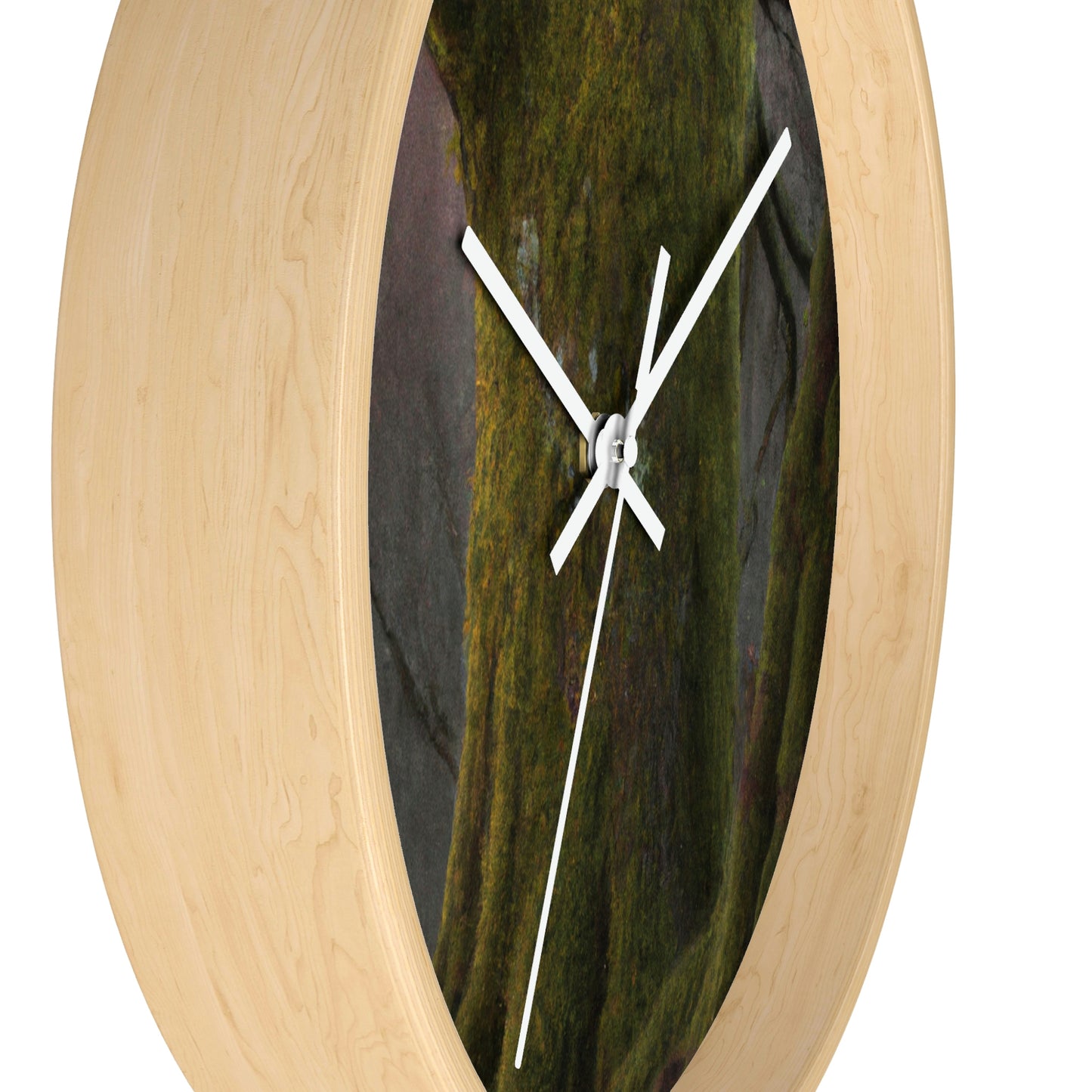 "The Mystical Mossy Oak" - The Alien Wall Clock