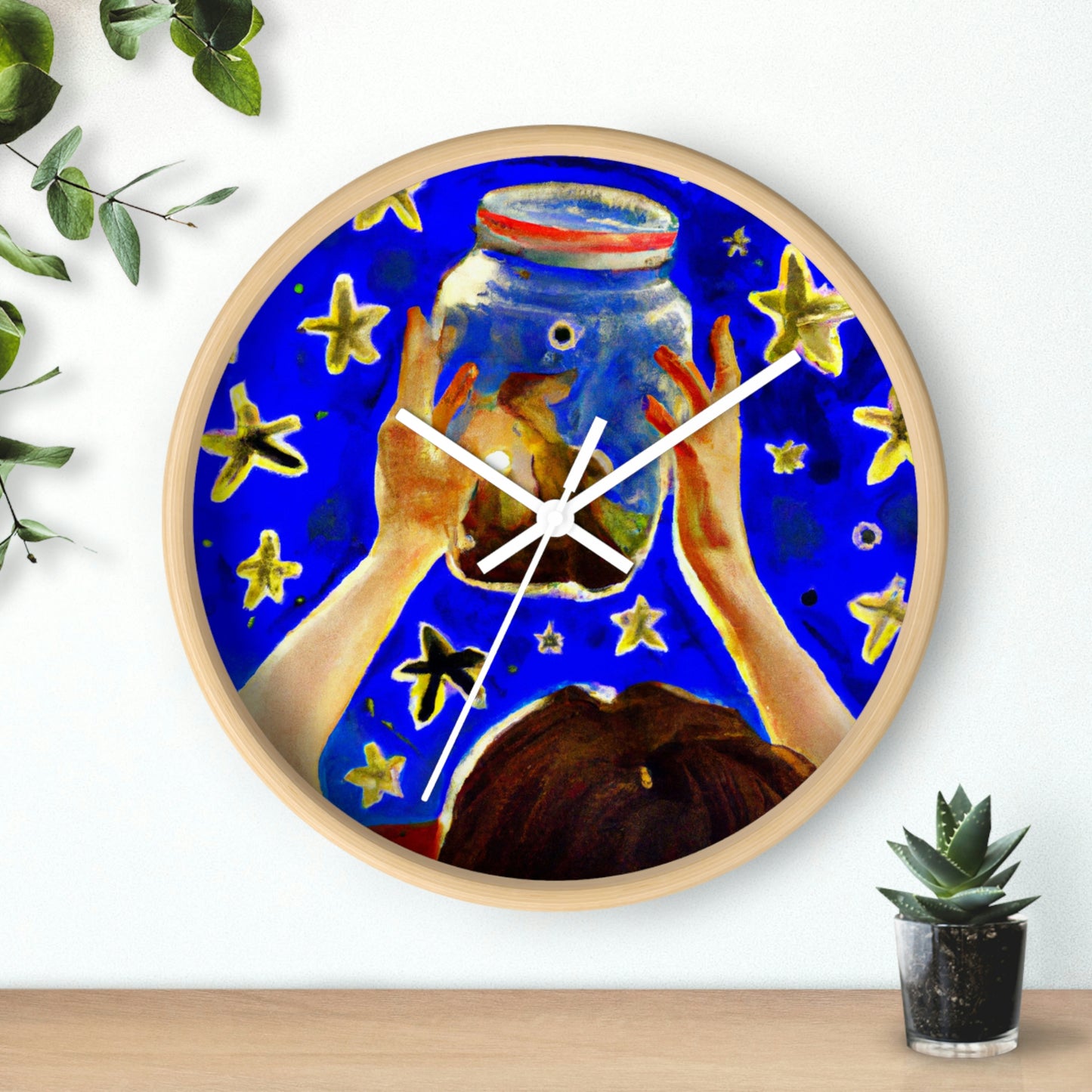 "A Jarful of Stardust" - The Alien Wall Clock