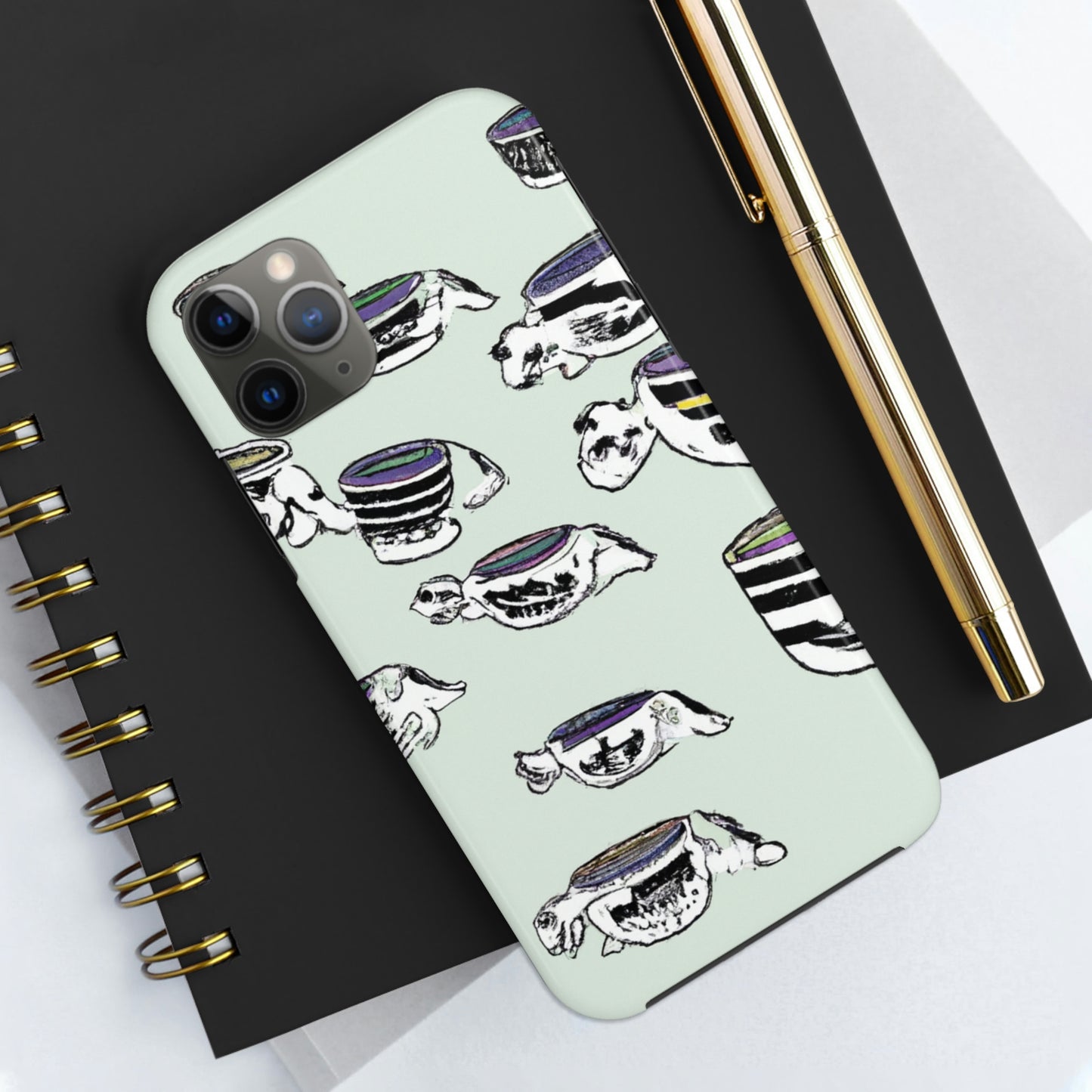 "Eine schnurrende, kostbare Teeparty-Parade" - Die Alien Tough Phone Cases