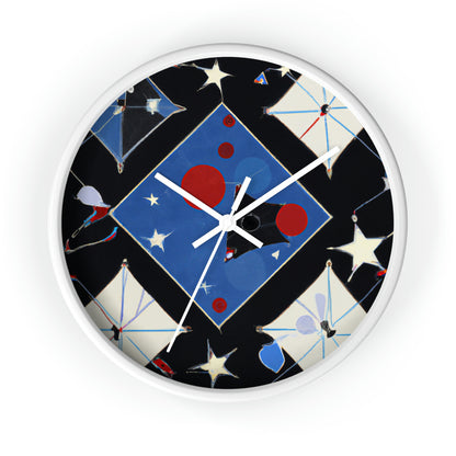 "Kites Illuminating the Starry Sky" - Die Alien-Wanduhr