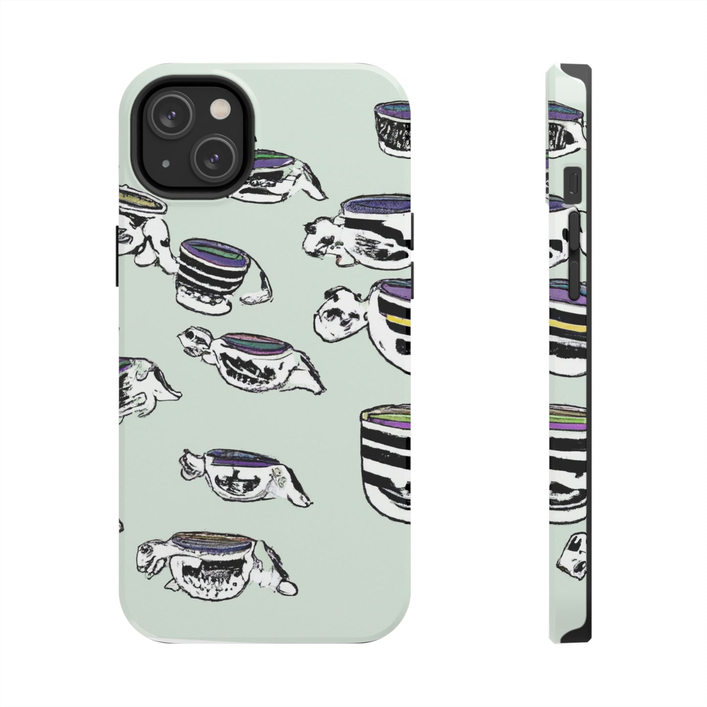 "Eine schnurrende, kostbare Teeparty-Parade" - Die Alien Tough Phone Cases