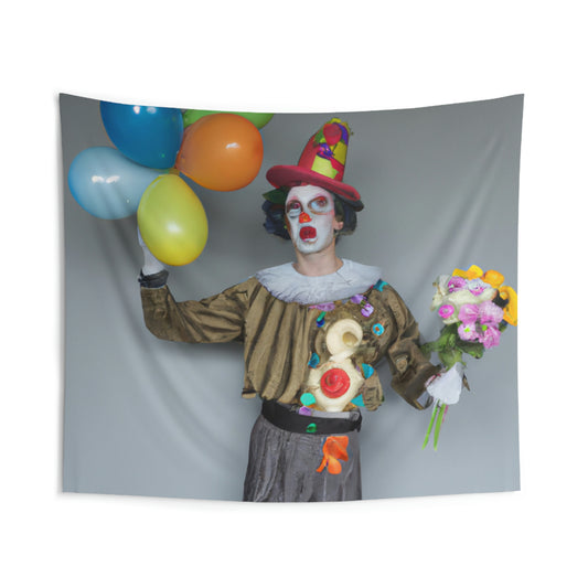 "Clowning Around with Balloons" - The Alien Wall Tapestries