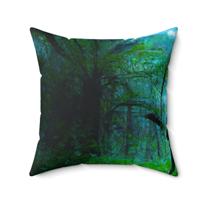 "Lost in the Unknown". - The Alien Square Pillow