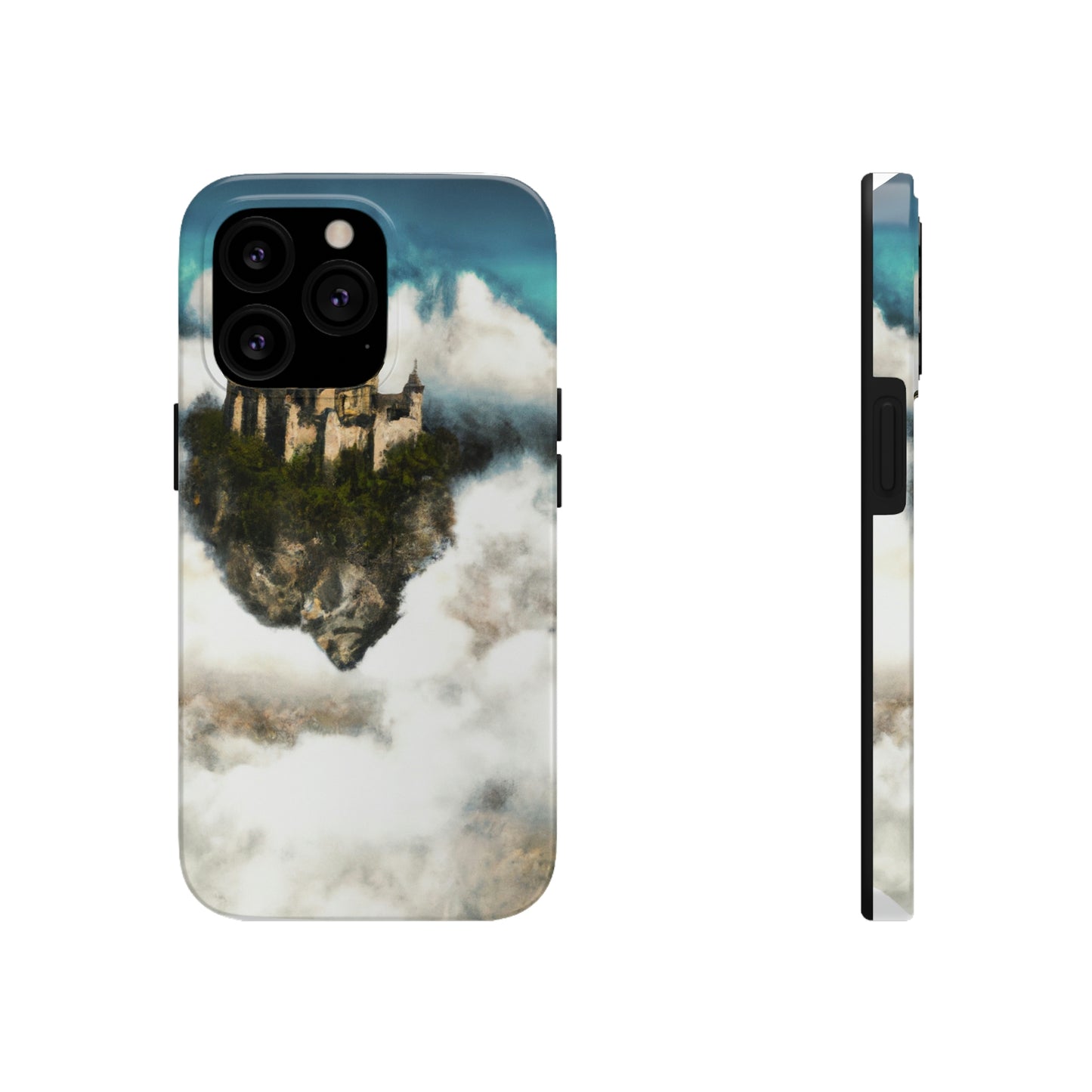 Mystic Castle in the Sky - Die Alien Tough Phone Cases