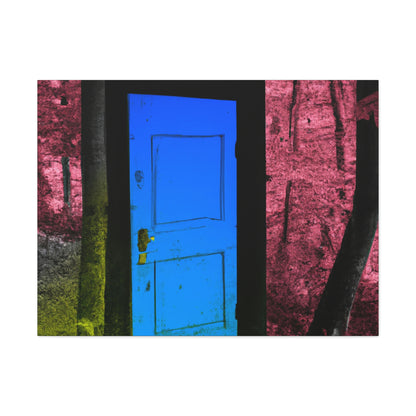 The Enigmatic Door of the Forest - The Alien Canva