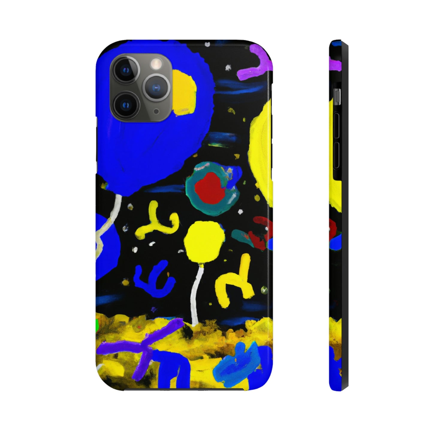 "A Starry Night Rainbow" - Die Alien Tough Phone Cases