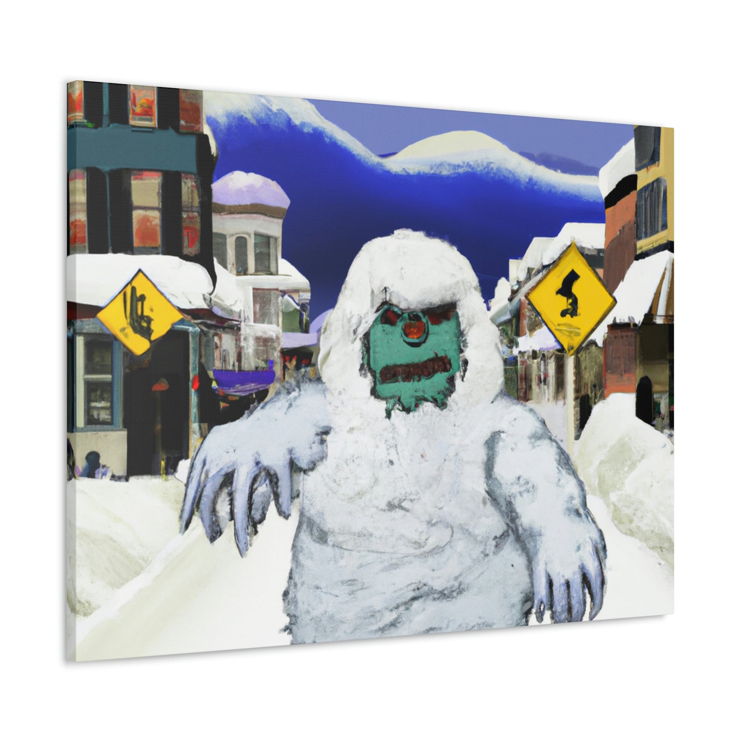 Frozen Terror: The Abominable Snowman's Reign - The Alien Canva