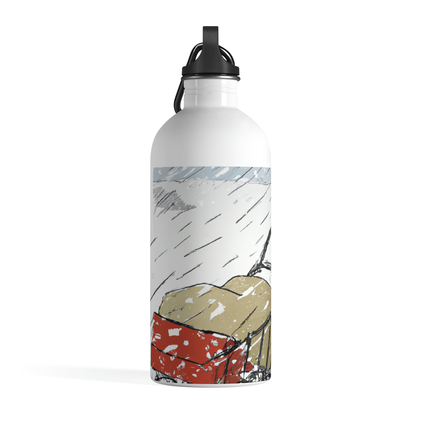 "Struggling Against the Snow" - The Alien Stainless Steel Water Bottle