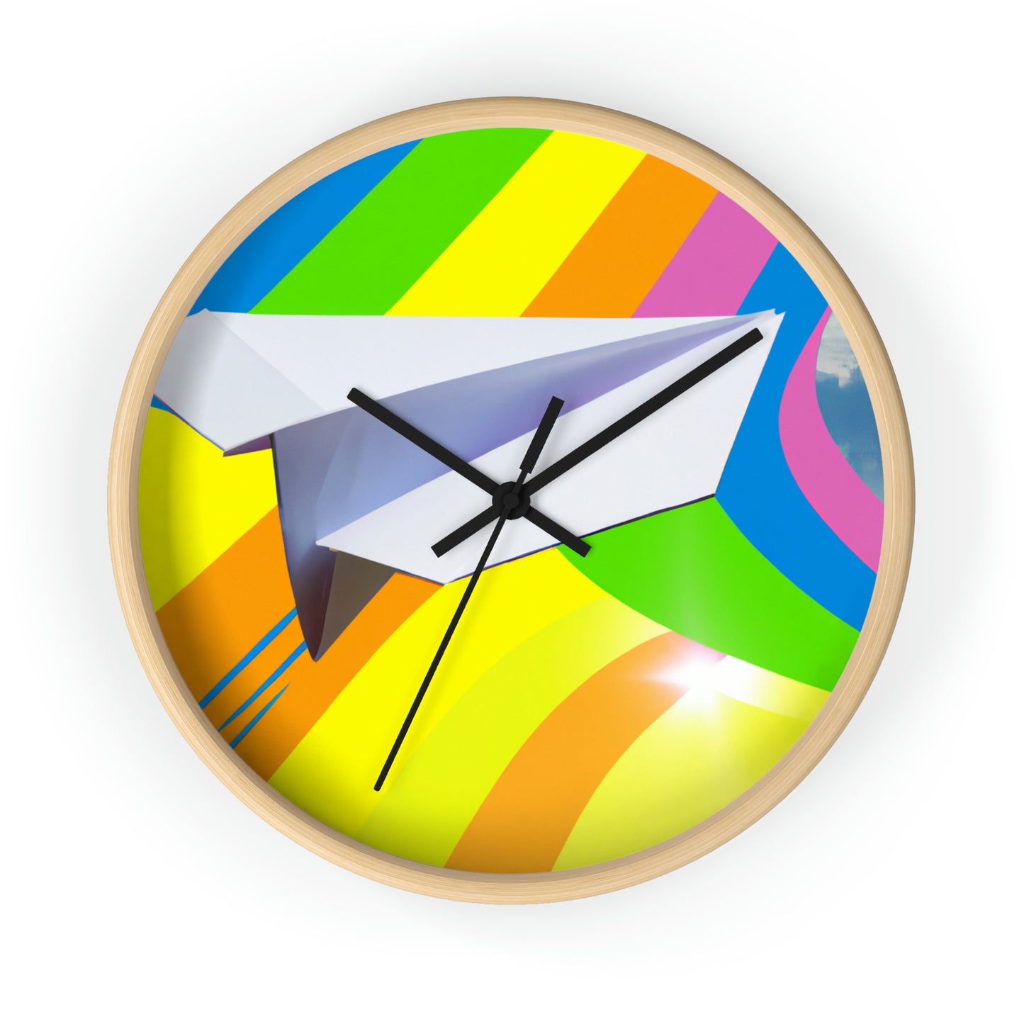 "A Flight of Color" - The Alien Wall Clock