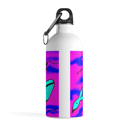 "Glow of the Neon Sea" - The Alien Stainless Steel Water Bottle