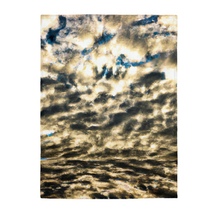 "A Reflection of Celestial Mirage". - The Alien Velveteen Plush Blanket