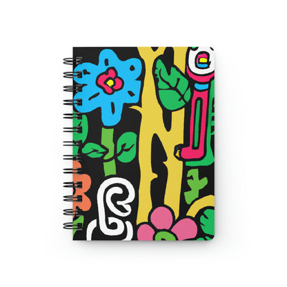 The Enchanted Garden of Wonders. - The Alien Spiral Bound Journal