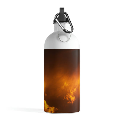 "Flying Phoenix Through the Storm" - The Alien Stainless Steel Water Bottle