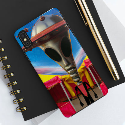 "Fair Invaders: A Cosmic Crash Course" - Die Alien Tough Phone Cases